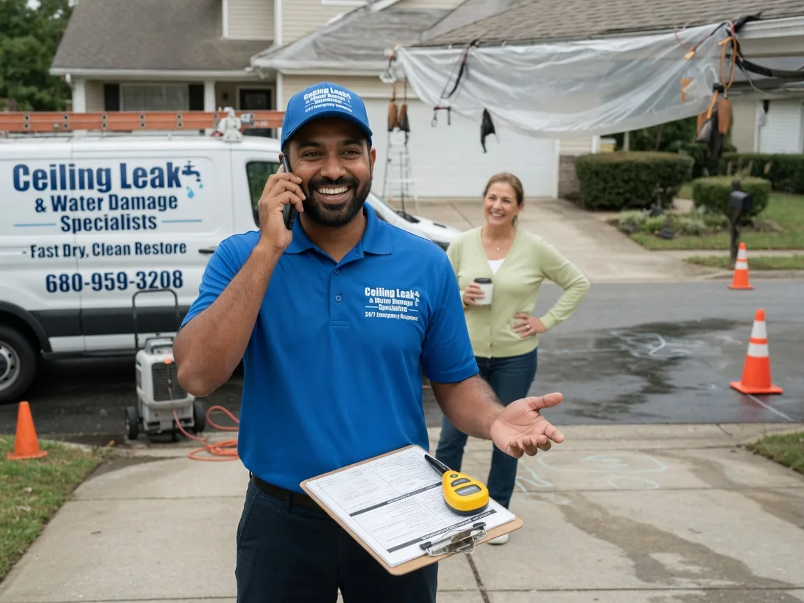 Ceiling Leak Cleanup Mulberry, AR FAQs